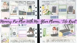 Memory Pre-Plan With Me Ft  Glam Planner, 