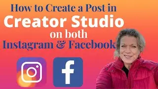 How to Create a Post on Your Facebook Business Page in both INSTAGRAM & Facebook in 2022