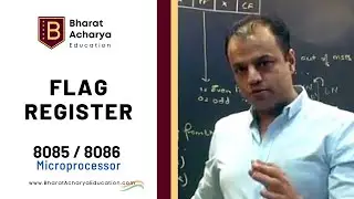 8085, 8086 Flag Register with numerical examples | Bharat Acharya Education