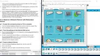 6.2.3.8 Packet Tracer - Router and Switch Redundancy