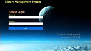 Library Management System using Java JSP and Oracle Database