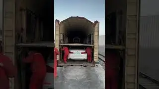 This is how new cars are shipped to save space#MomentsGang#short#DIY
