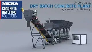 MEKA D100 Dry Batch Plant – Precision. Speed. Reliability