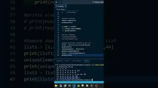 How to use set in python || How to store unique elements in python || remove duplicates from list