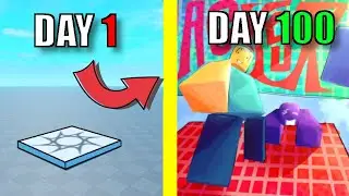 I Spent 100 Days Making My First Roblox Game