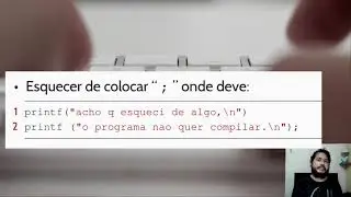 Os erros mais comuns na linguagem C
