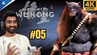 What Happens When You Fight Black Bear Boss in Black Myth Wukong #05 | End of Chapter #01 | Hindi