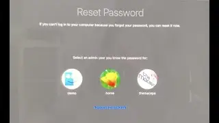 How to Reset your Mac password
