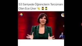 53 SANİYEDE ÖĞRENCİLERİN DİLİ OLAN ECE ÜNER