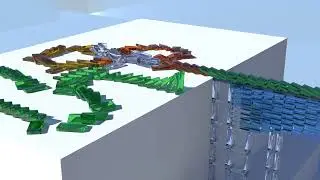 Domino Run in Blender!
