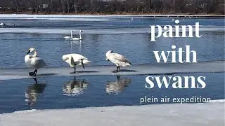 Plein Air Painting Expedition - Swans – March 3, 2021