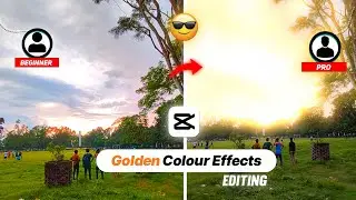 Capcut GOLDEN  GLOW Effect tutorial | Trending Capcut Effects