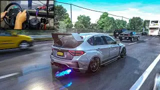 1000 HP Subaru WRX STI FULL SEND - assetto corsa - Gameplay (POV)