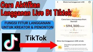 TikTok Live Subscription Feature Function || How to Activate Subscriptions on TikTok