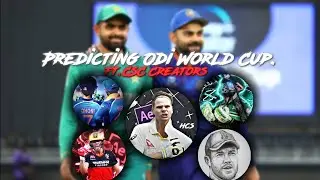 Predicting World Cup 2023 🥶 | Ft. CSC Creators | HCS Shorts