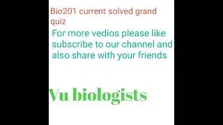 Bio202 current solved grand quiz|bio202 grand quiz| biochemistry mcqs