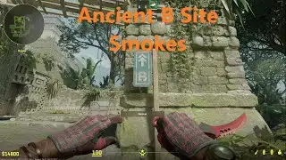 CS2 Ancient Easy B Site Smoke Line Ups!!!!