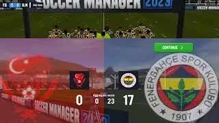 Soccer Manager 2023 best tactics | SM23 super hot attacking tactics | guarantees lots of goals🔥🔥🔥