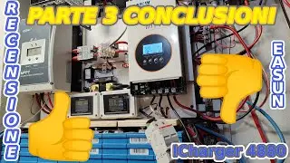 RECENSIONE EASUN POWER ICharger MPPT4880 (PARTE 3) Test sgancio polo negativo, considerazioni finali