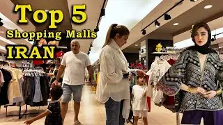 Clothes price in Iran 2024 | Top 5 Luxury Shopping Malls in Northern IRAN 🇮🇷 Walking Tour