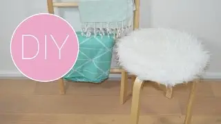 DIY Ikea hack fluffy Frosta kruk