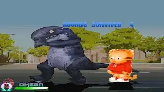 JERMA  &  DANIEL TIGER  FIGHTS MUGENS IN SURVIVAL MODE
