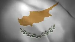 Cyprus Flag - Realistic - Waving Flag - Full HD - 1080 - Seamless Loop