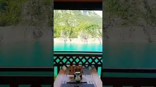 Кофе с видом на озеро Пива 😍 #shorts #shortvideo #montenegro #черногория