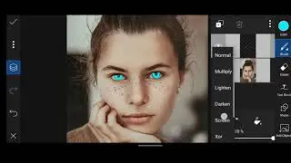 In 10 Second Picsart Photo Editing | Eye colour change Editing | #Shorts