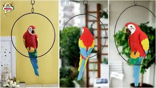 Best out of waste | Birds wind chimes diy idea | Parrot diy idea | Arush diy craft ideas