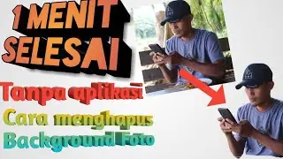Cara menghapus background foto tanpa aplikasi