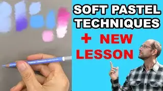 Soft Pastel Techniques | Soft pastels for beginners + Dog Drawing LESSON