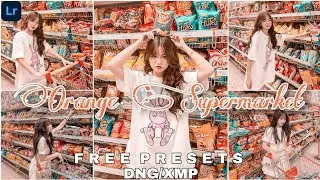 Edit photos for instagram lightroom || Orange lightroom preset download