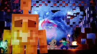 Copper Golem Minecraft Animation