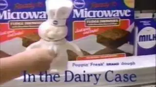 Pillsbury Microwave Brownies Commercial 1988
