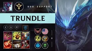 Trundle Support vs Leona - NA Grandmaster Patch 26.02