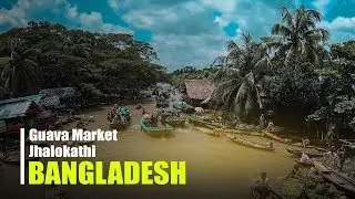 THE LARGEST FLOATING MARKET IN BANGLADESH II Swarupkathi, Barishal II TRAVEL FILM.