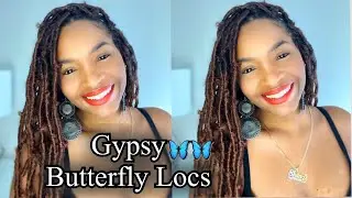 Gypsy Butterfly Locs ft Janet Collection | Review | New Method