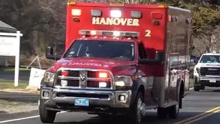 Hanover MA Fire Dept. Ambulance 2015 Responding