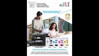 REFFLO 70ml Premium 008 Compatible Ink For Epson Eco Tank Printers  CMYK Set | Refflo Products Inc.