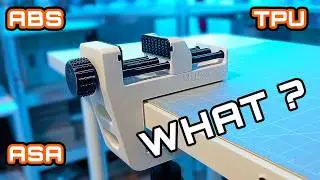 3D Printed Vise Showdown: ASA, ABS & TPU in a Multi-Material Build!
