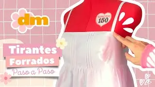 ¡Tirantes Impecables! Cómo Coser Tirantes de Tela en Vestido Forrado con Resultados Profesionales