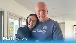 Demi Moore celebrates Bruce Willis' 70th birthday with sweet photos of actor embracing his family