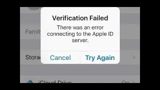 How to fix verification field there was a problem connecting to the server