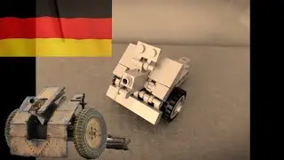 Lego 7.5 cm leichtes Infanteriegeschütz 18. ARMORBRICK.  