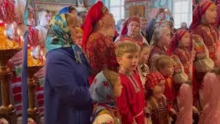 Пасхальное выступление в Храме.