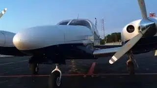 FLIGHT TRAINING - MULTI RATING - Piper Seneca II on the line at AVIER KBVY