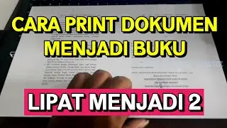 How to Print Reciprocal Documents in Book Style