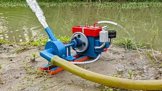 How To Make DIY Mini Engine Made Water Pump | कैसे बनाएं मिनी इंजन से वाटर पंप |