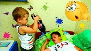 ПРОСПАЛИ ШКОЛУ!!!  Веселое видео от ВЛАДА  и АНДРЕЯ!!!